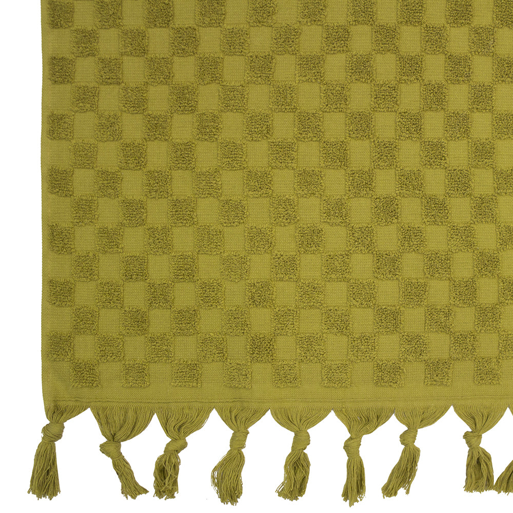 Bambury Ultra soft Durable Paloma Beach Towel Pickle Cotton Woven 90 x 170cm — image 2