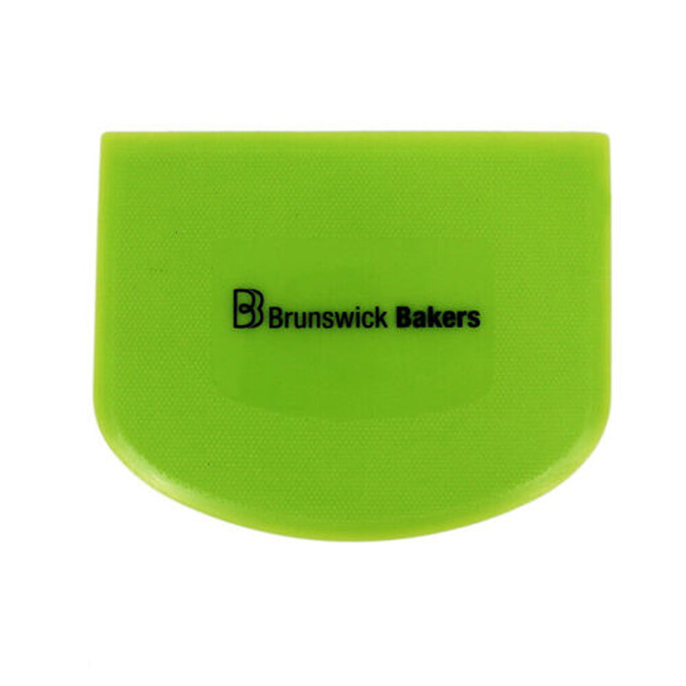Brunswick Bakers Flexible Dough Scraper/Cutter Baking Tool 11.8x9.3cm Green (6 Pack) — image 2