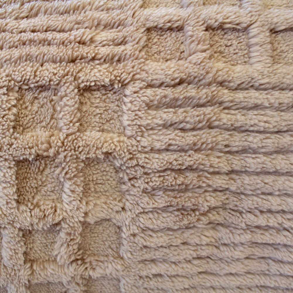 Bambury Lattice Sherpa Warm Blanket Soft Bed Throws Latte — image 4