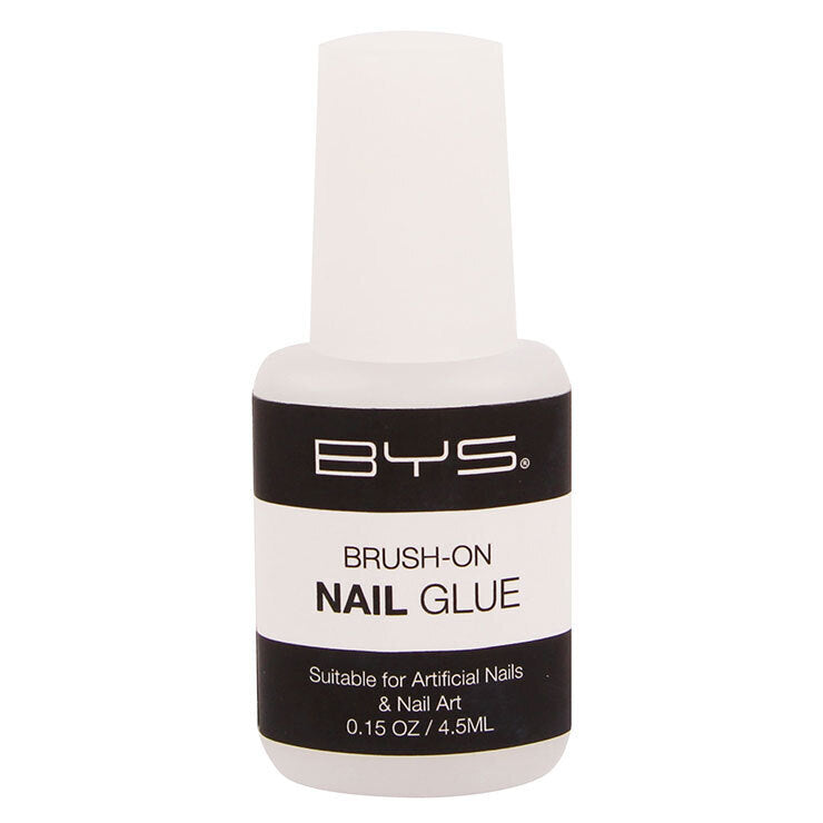 BYS Brush-On Artificial/Art Nail Glue Quick Drying Makeup Cosmetic Clear 4.5ml — image 2
