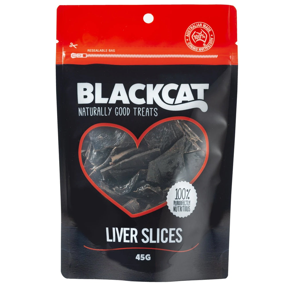 Blackcat Liver Slices 45g Cat/Pet Healthy Treats/Food/Meal/Snack Reward Bag (2 Pack) — image 2