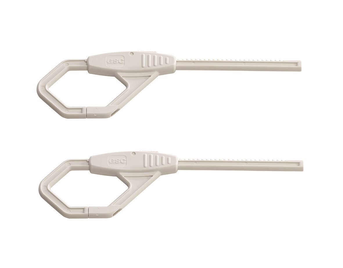 Babydan Double Slide Lock Baby Safety Protection For Furniture Cabinet White