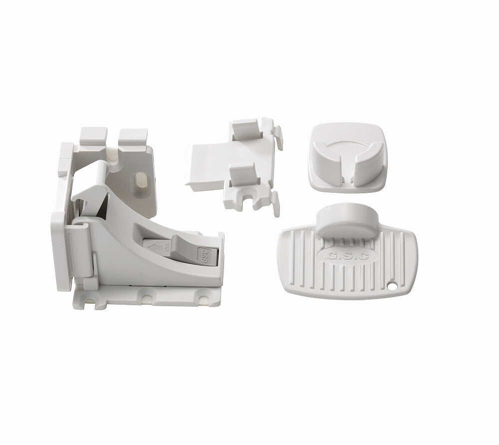 Babydan Magnetic Lock Baby/Kids Safety Protection For Drawer & Cupboard White