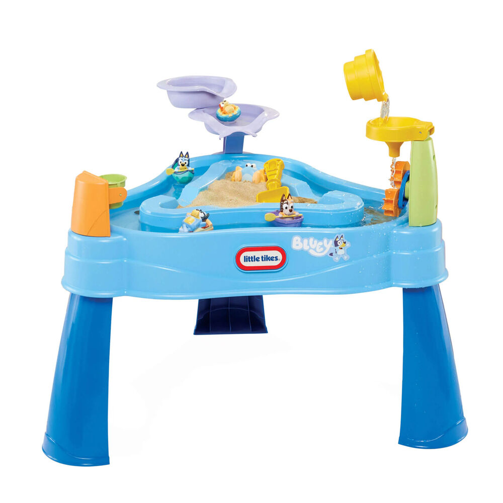 Little Tikes For Ages 1y+ Bluey Beach Table w/6 Accessories Sand/Water Toy