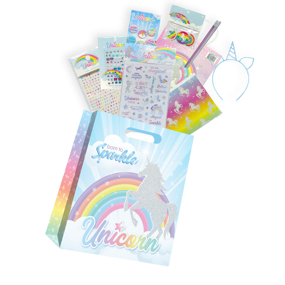 Bensons Unicorn Mini Stickers Showbag with Headband Erasers - 3y+. — image 5