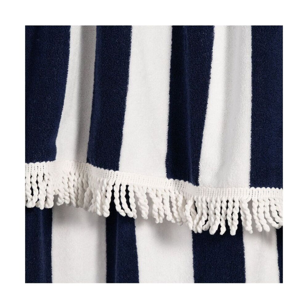 Canningvale 100x180cm Extra Large Cabana Grande Terry Beach Towel Navy — image 2
