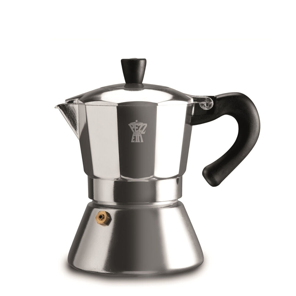 Pezzetti Bellexpress Aluminium 6-Cup Stovetop Induction Coffee Maker — Silver