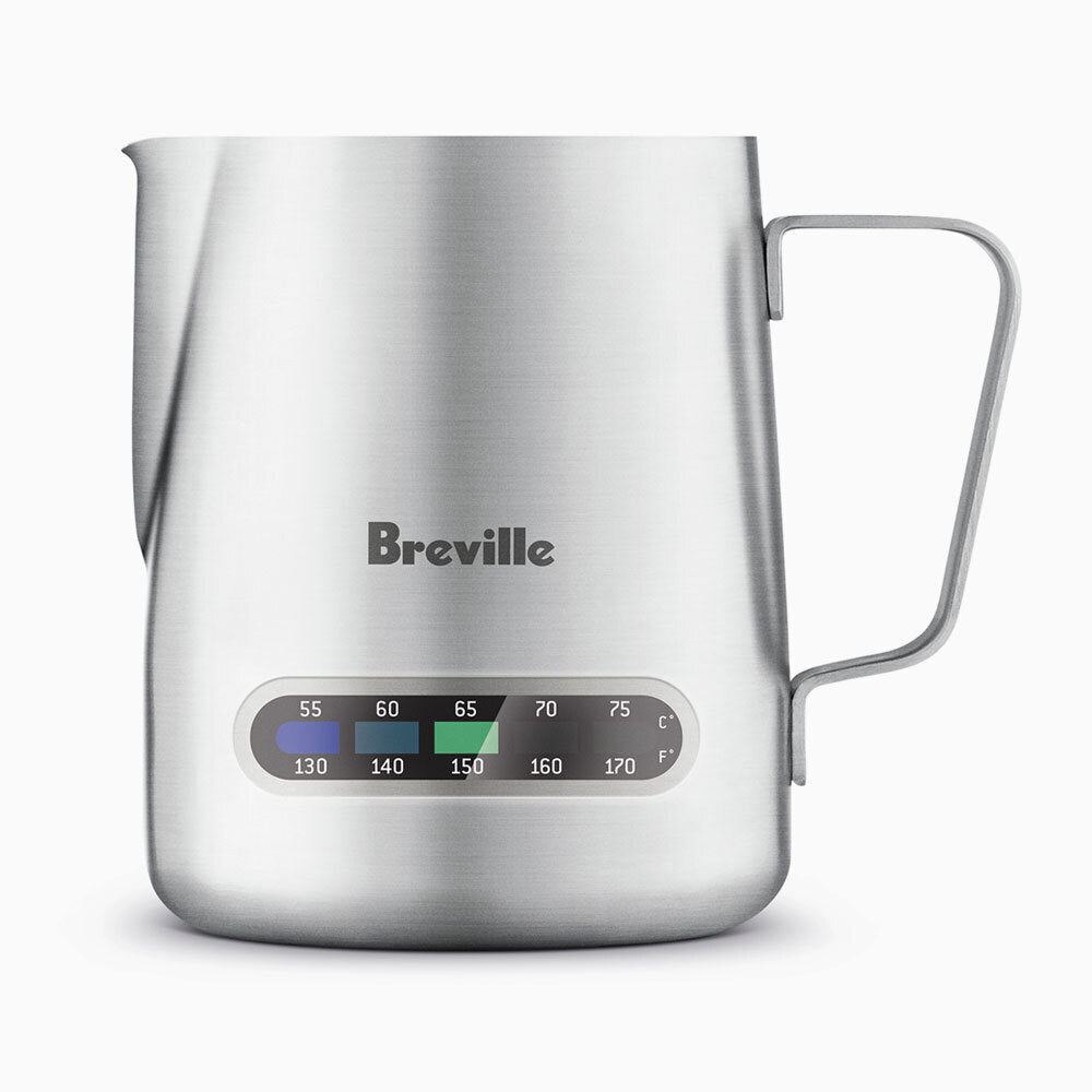 Breville The Milk Stainless Steel Jug Thermal w/Thermometer for Frother/Frothing