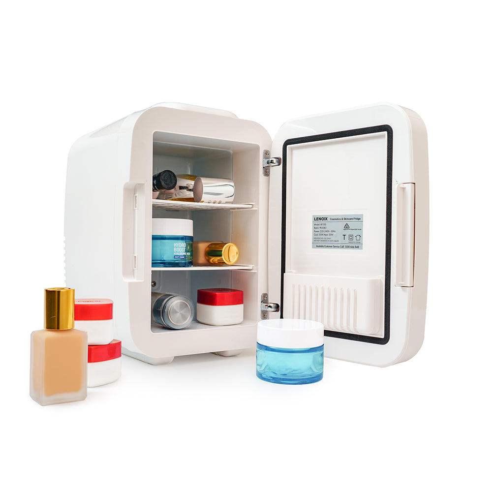 Lenoxx Portable Cosmetics and Skincare Electric 43w 4L Beauty Mini Fridge Set — image 7
