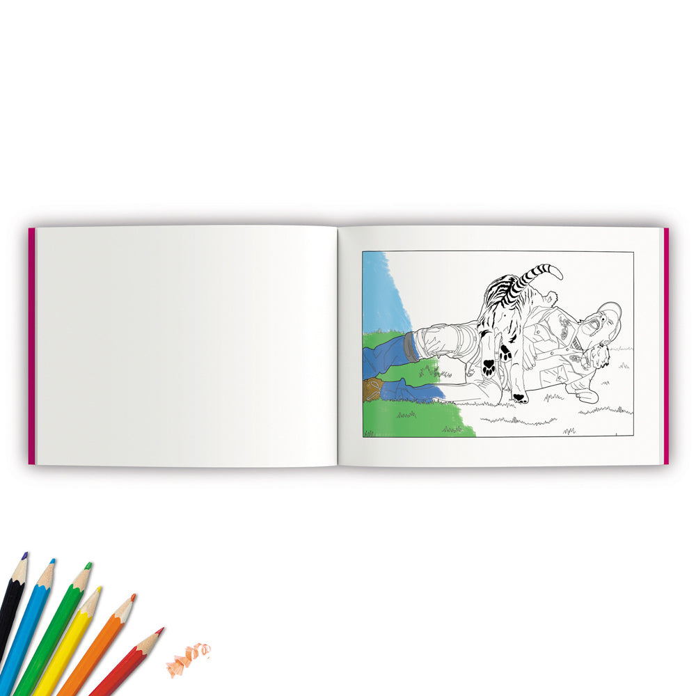 Bubblegum Stuff Tiger King The Exotic Colouring Book Kids/Adult Art Activity — image 2