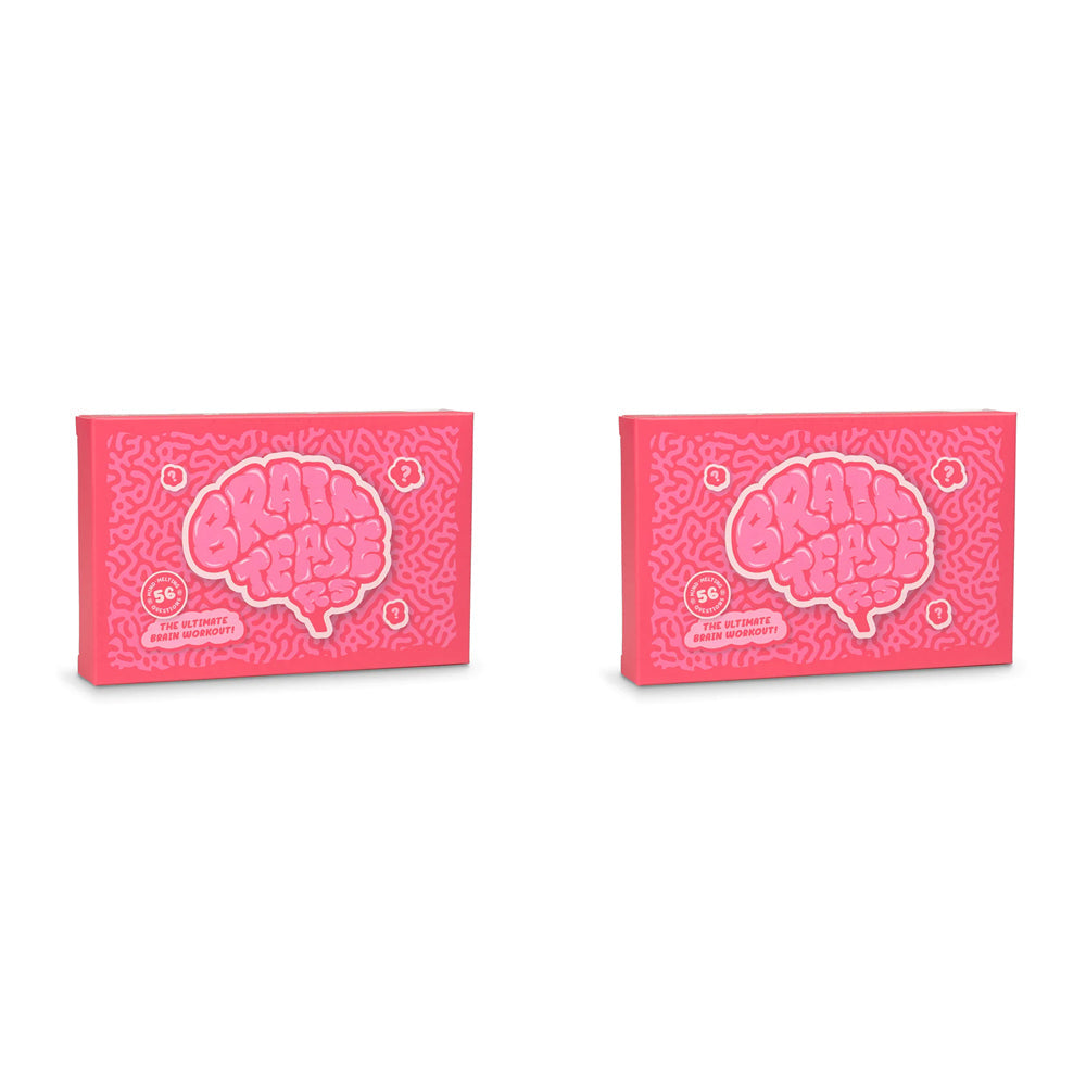Bubblegum Stuff Brain Teasers Interactive Play Family Party Card Game Set (2 Pack)