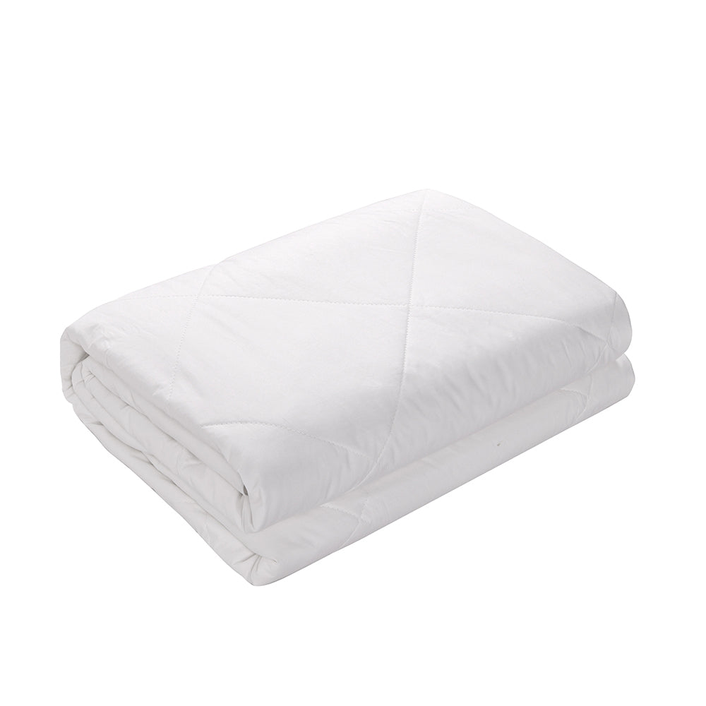 Bianca Natural Sleep Bamboo Quilt 250gsm Doona Breathable Bedding WHT Double Bed — image 7