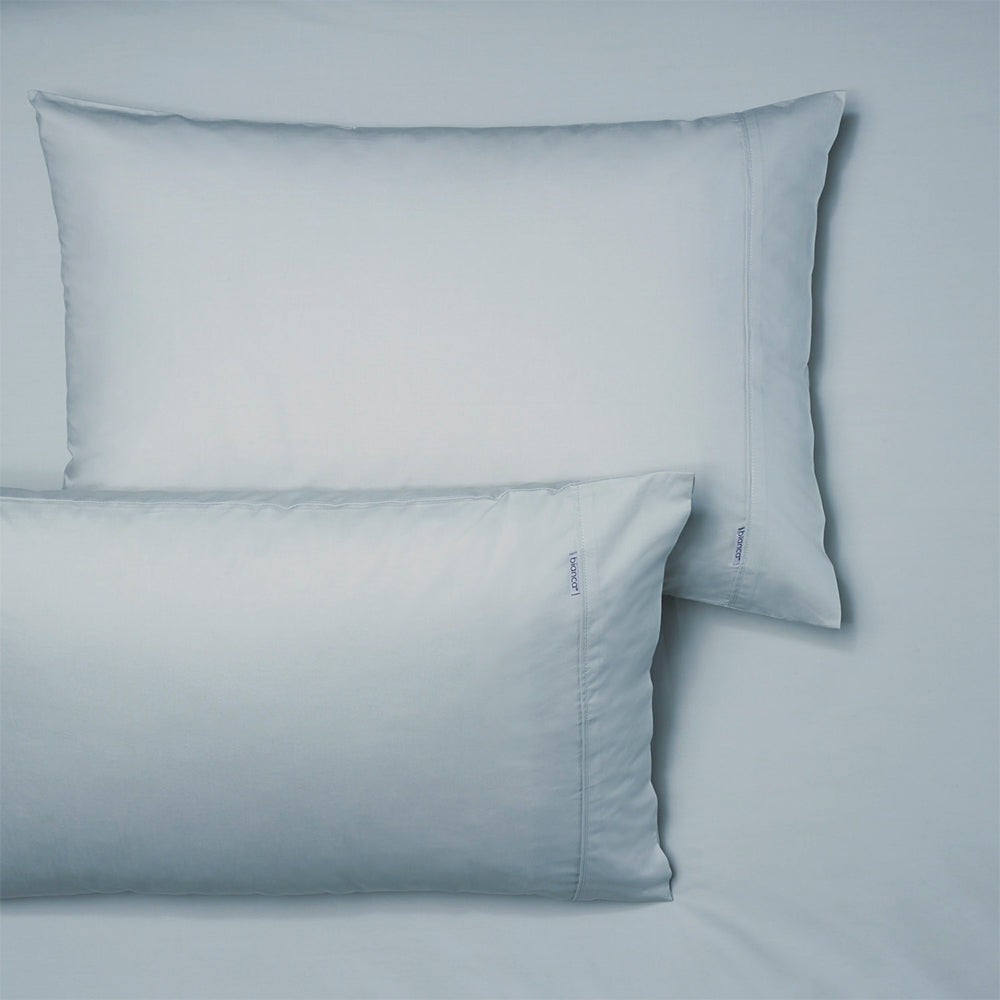 Bianca Heston 300TC Percale Cotton Sheet/Pillowcase Combo Steel Blue Queen Bed