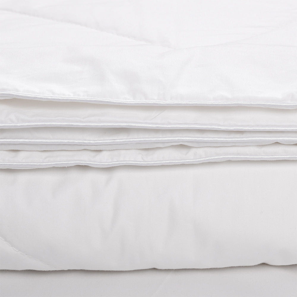 Bianca Natural Sleep Bamboo Quilt 250gsm Doona Breathable Bedding WHT Single Bed — image 10