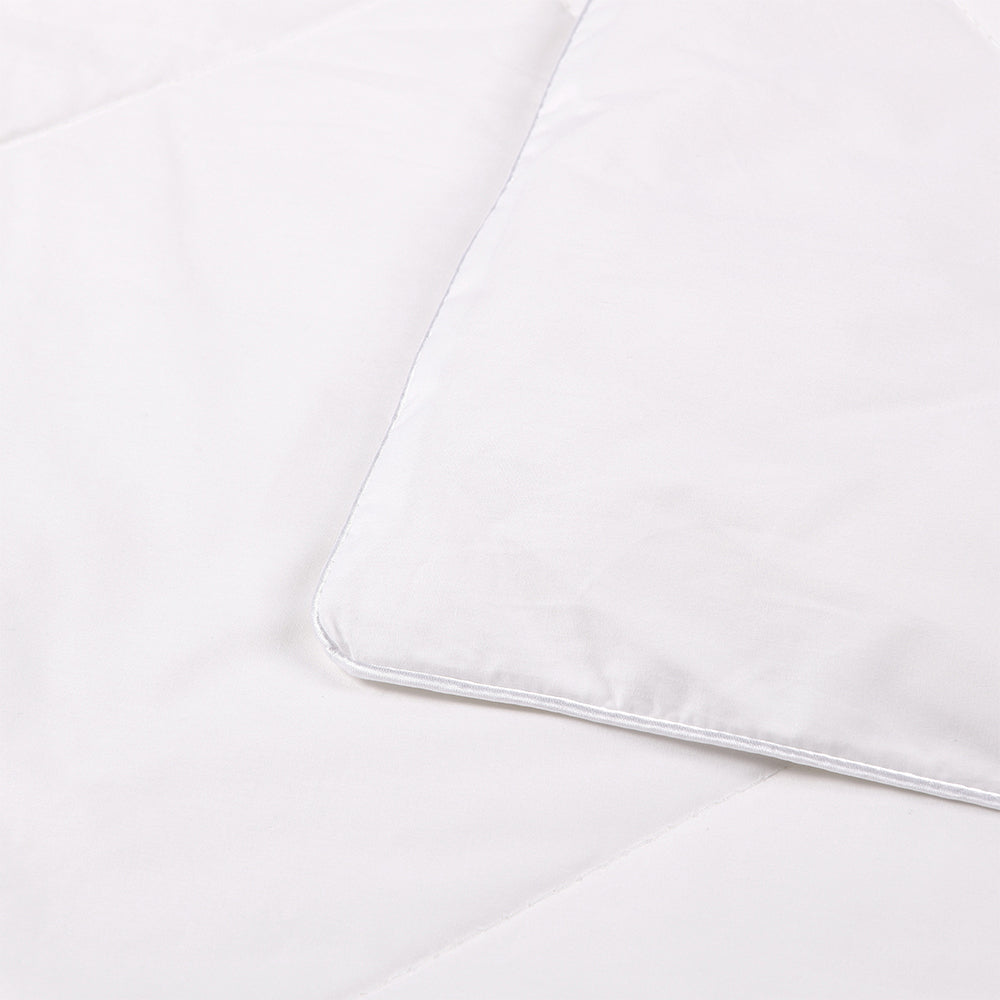 Bianca Natural Sleep Bamboo Quilt 250gsm Doona Breathable Bedding WHT Single Bed — image 8