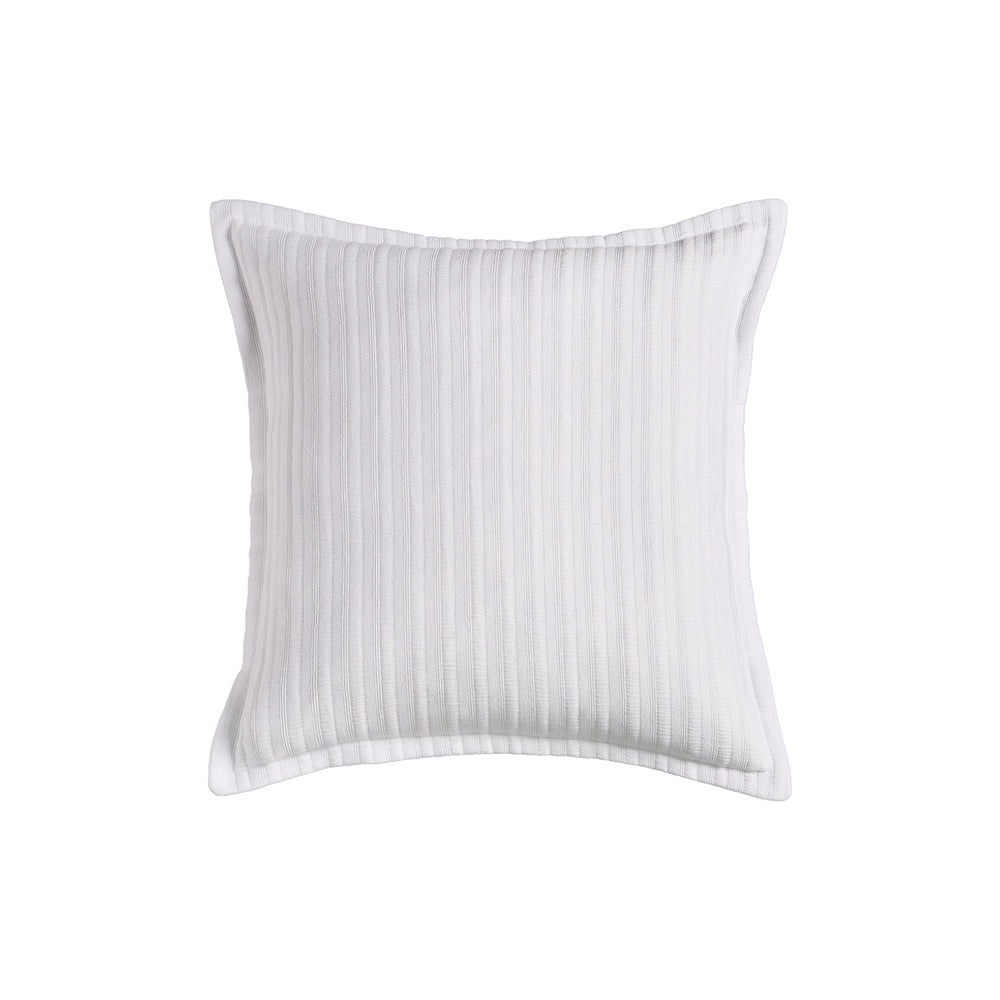Bianca Evora Matching Cushion 43x43cm Square Throw Pillow Home/Sofa Decor White