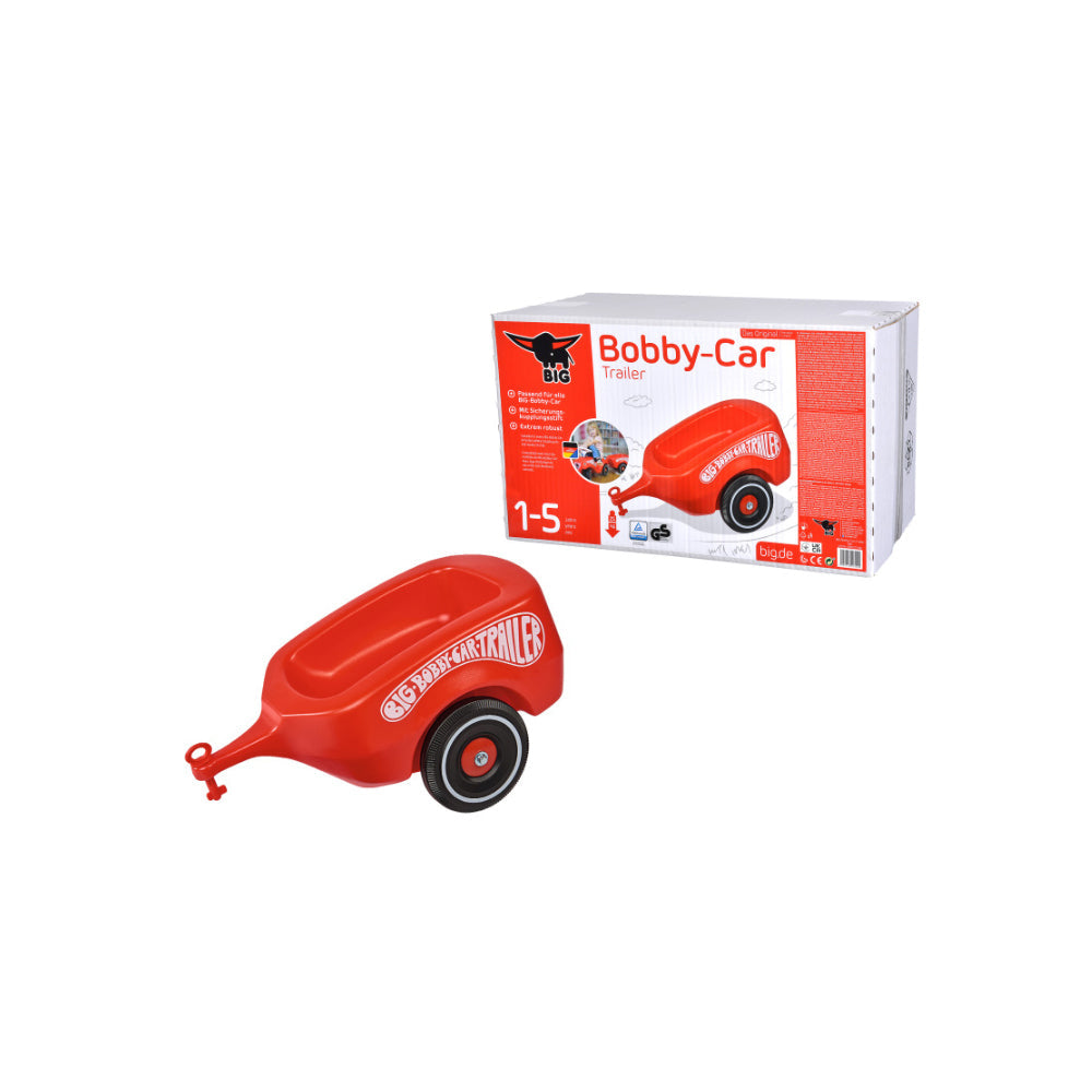Simba Big Bobby Car Trailer Kids Toy For Ride On Vehicle Fun Outdoor Red 12m+ — image 2