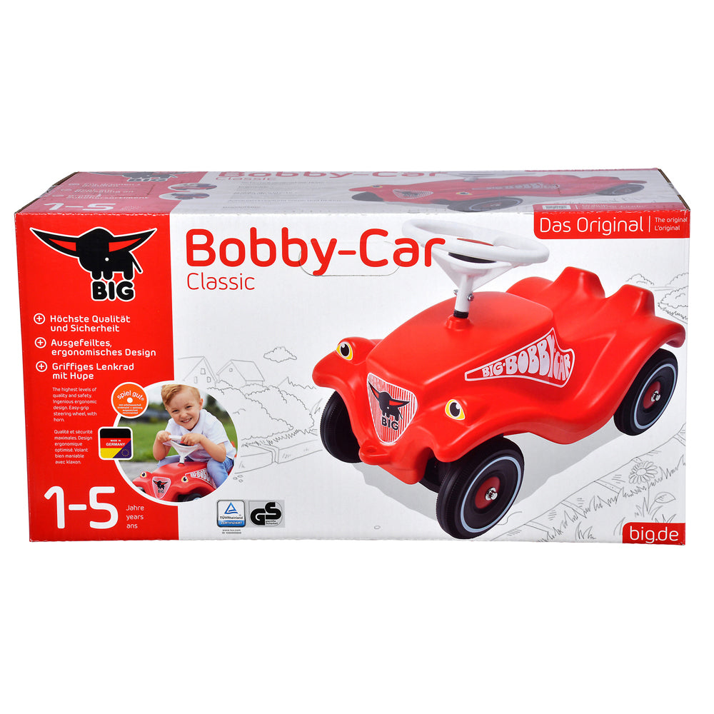Simba Big Bobby Car Classic Ride On Vehicle Kids Toy Indoor/Outdoor Red 12m+ — image 4