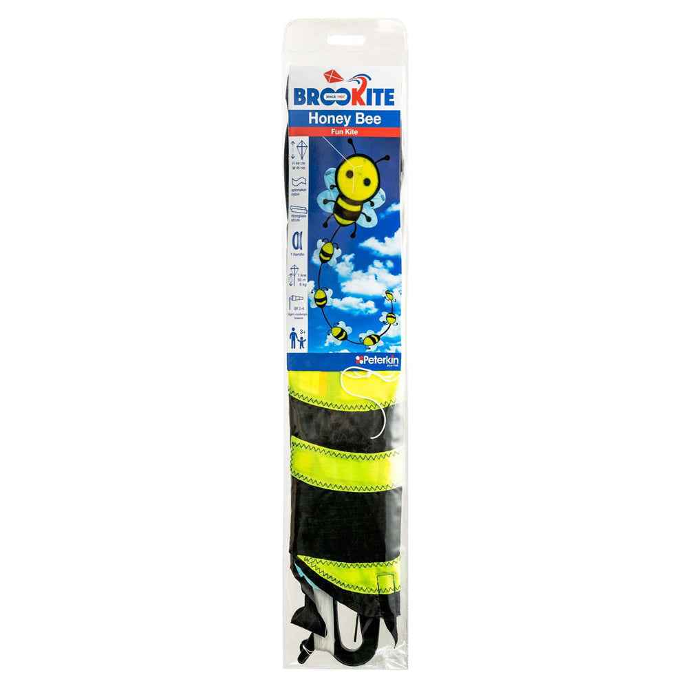 Brookite Honey Bee Kite Kids/Children Outdoor/Beach Fun Play 49cm Flying Toy 3y+ — image 2