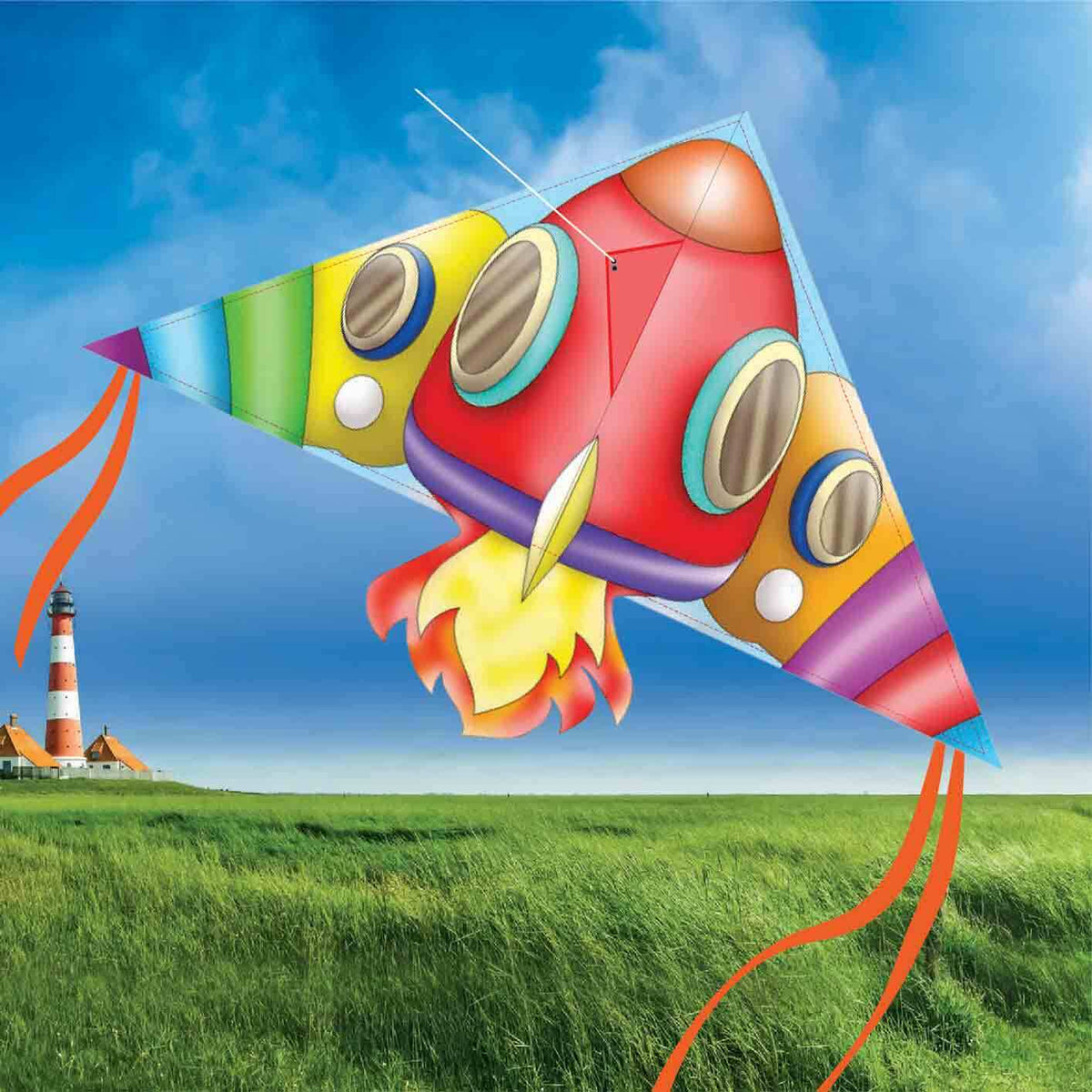 Brookite Delta Kite Kids/Children Outdoor/Beach Backyard Fun Play Flying Toy — image 2