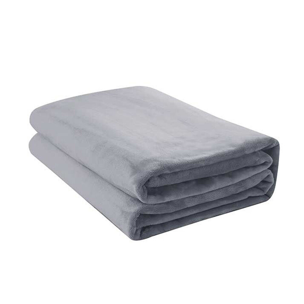 Jason Commercial Micro Fleece Blanket Silver