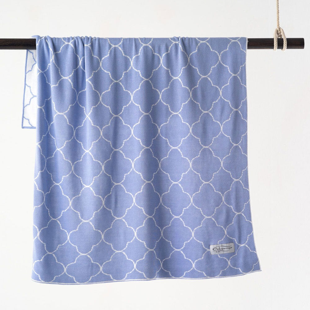 Onkaparinga Reversible Baby Clouds Organic Cotton Blanket Nursery Bedding — image 2