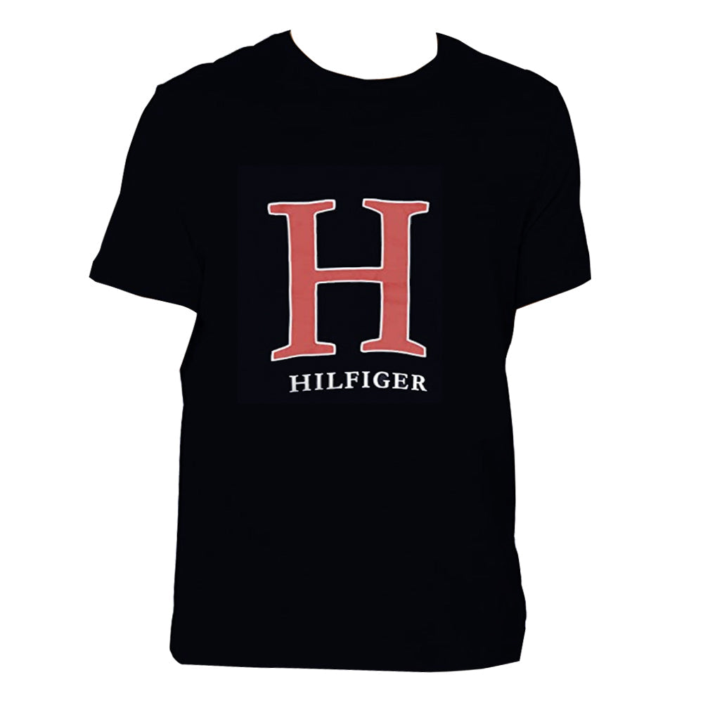 Tommy Hilfiger Size M Cotton Sleepwear Pyjama Tee Men's Nightwear T-Shirt Black