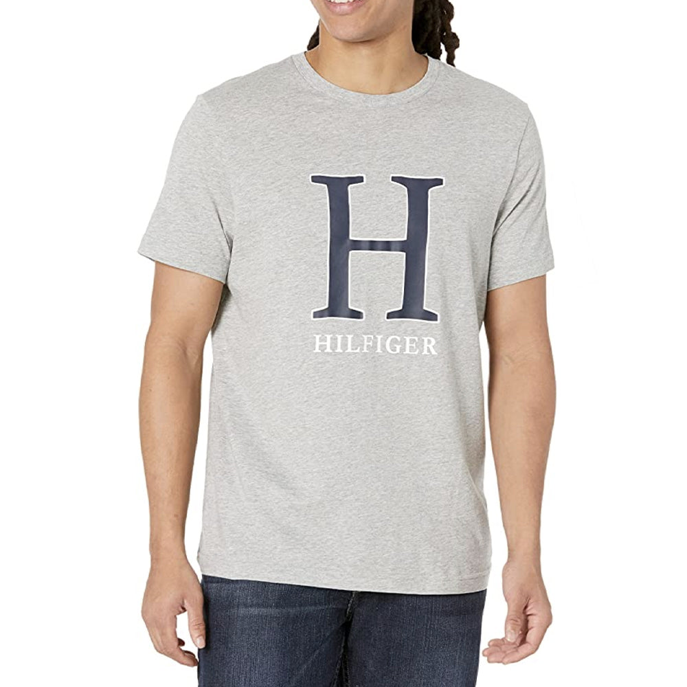 Tommy Hilfiger Size S Cotton Sleepwear Pyjama Tee Men's Nightwear T-Shirt Grey — image 4