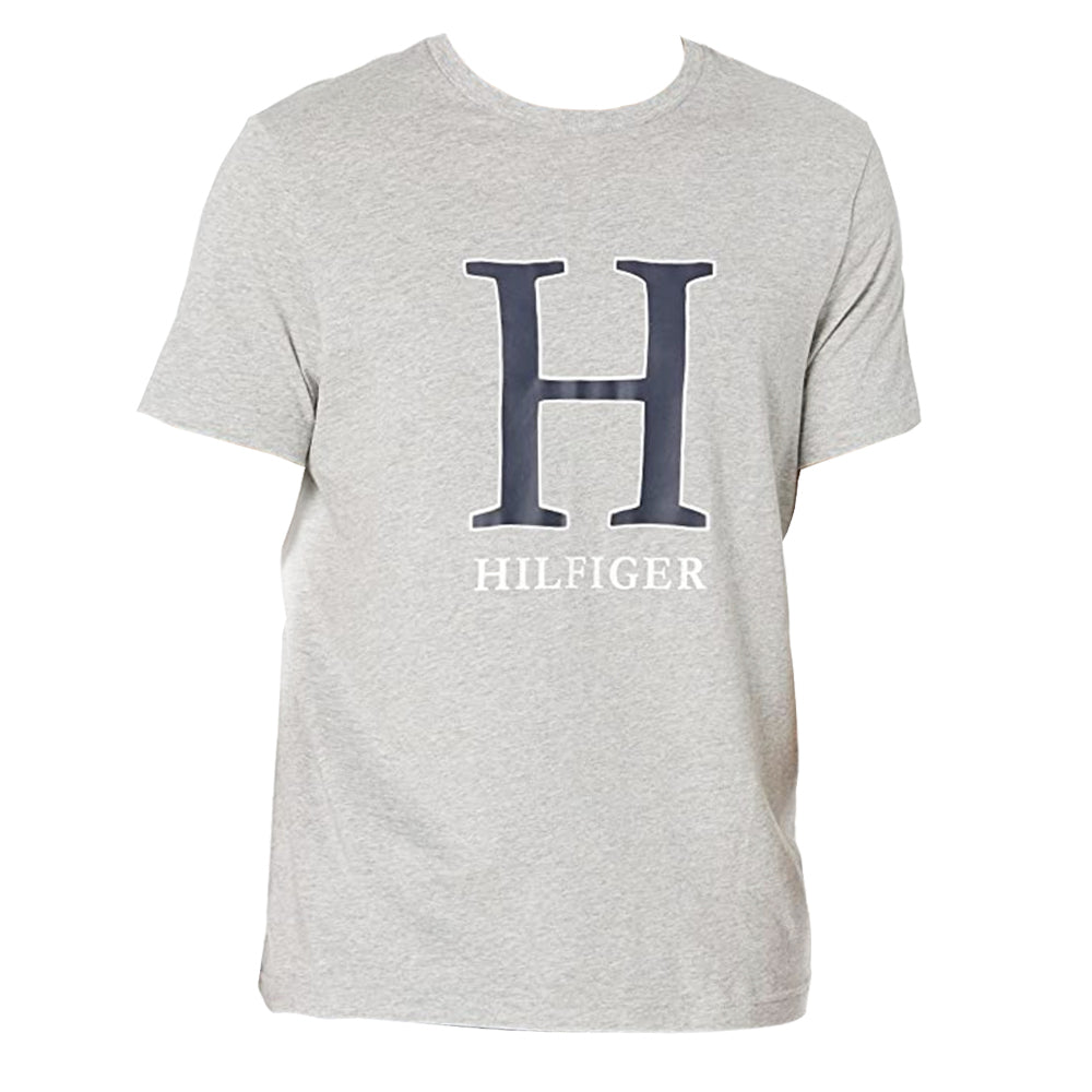 Tommy Hilfiger Size S Cotton Sleepwear Pyjama Tee Men's Nightwear T-Shirt Grey