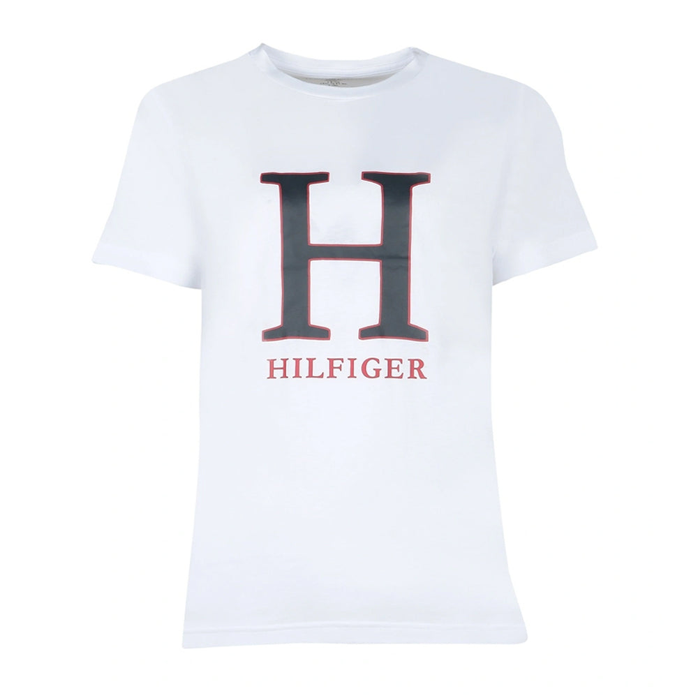 Tommy Hilfiger Size S Cotton Sleepwear Pyjama Tee Men's Nightwear T-Shirt White