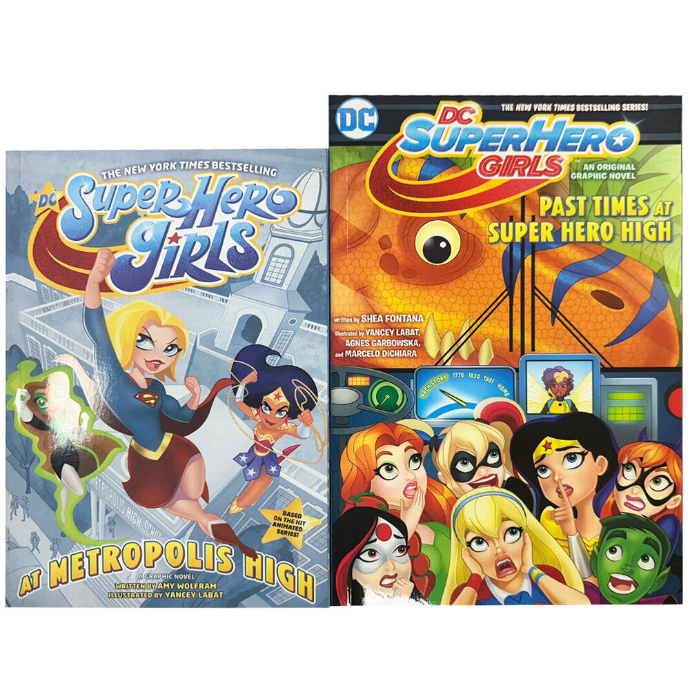 DC Comics Super Hero Girls 3 Paperback Comic Book Set DC Publishing