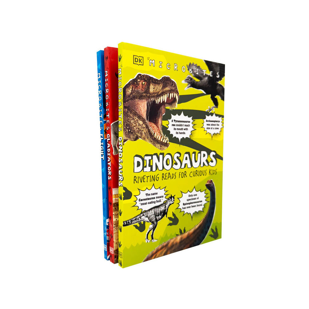 DK Publishing MicroBites Collection 3 Paperback Childrens Book set