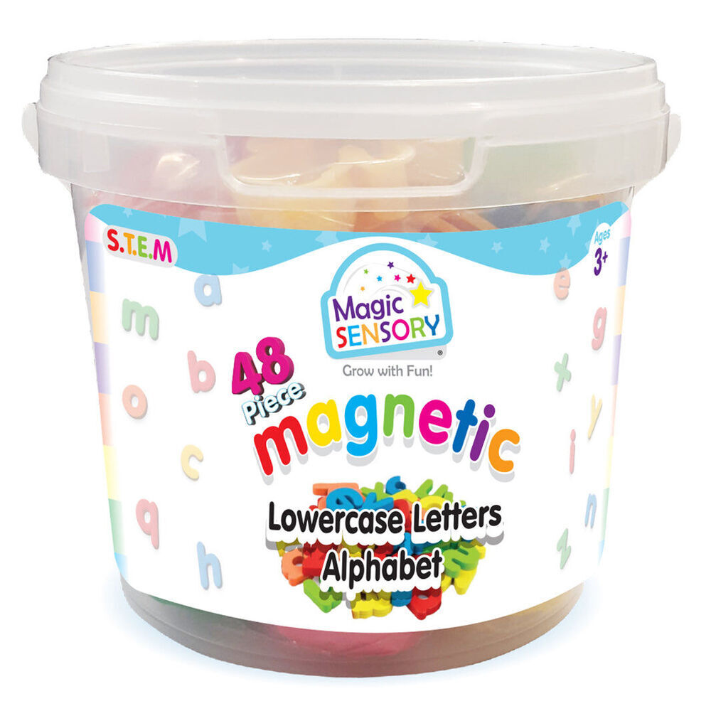 Magic Sensory 48pc Magic Sensory Magnetic Lowercase Letters 3cm Colourful Learning Toy 3y+ (2 Pack) — image 2