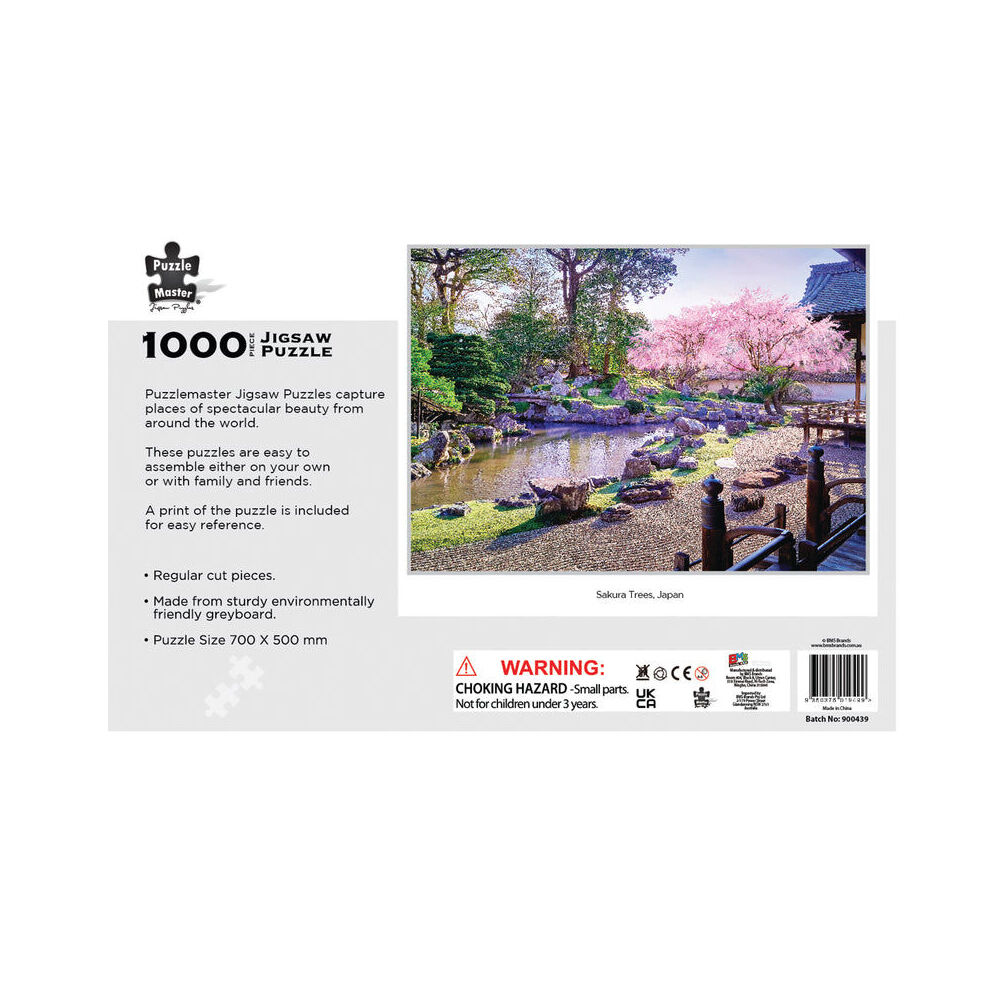 Puzzle Master Puzzlemaster Jigsaw Puzzle Sakura Trees Japan Anti Glare Finish 12y+ (1000 Pieces) — image 2