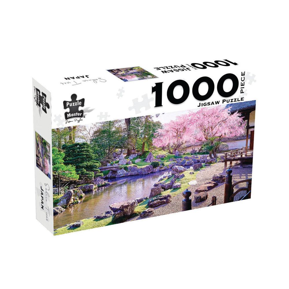Puzzle Master Puzzlemaster Jigsaw Puzzle Sakura Trees Japan Anti Glare Finish 12y+ (1000 Pieces) — image 3