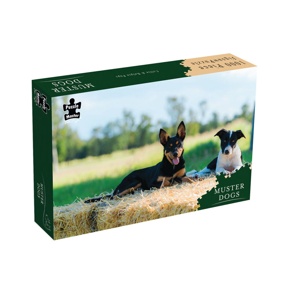 Puzzle Master Puzzlemaster Jigsaw Puzzle Muster Dogs Best Mates Kelpie Collie 12y+ (1000 Pieces) — image 2