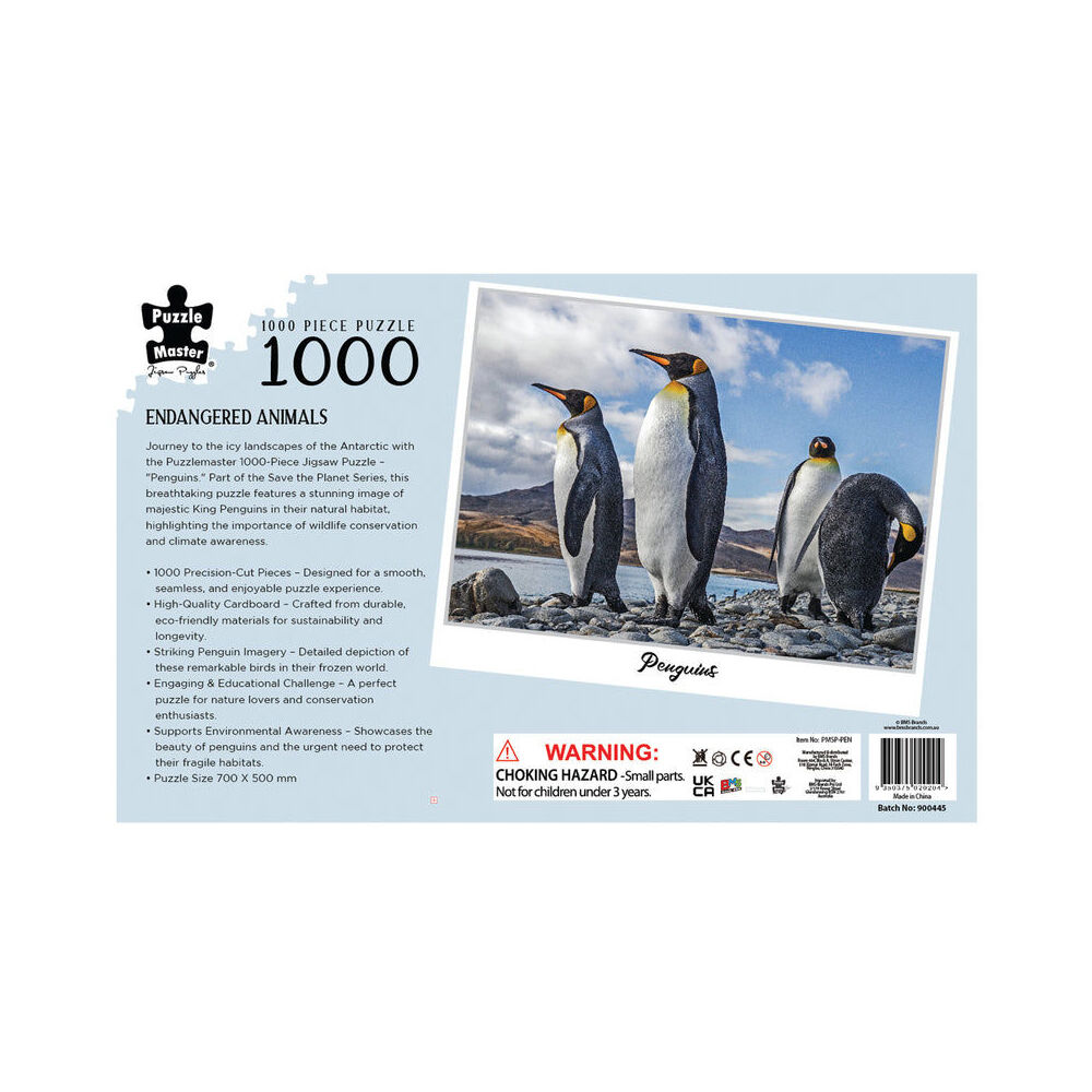 Puzzle Master Puzzlemaster Jigsaw Puzzle Penguins Save The Planet Series 12y+ (1000 Pieces) — image 2