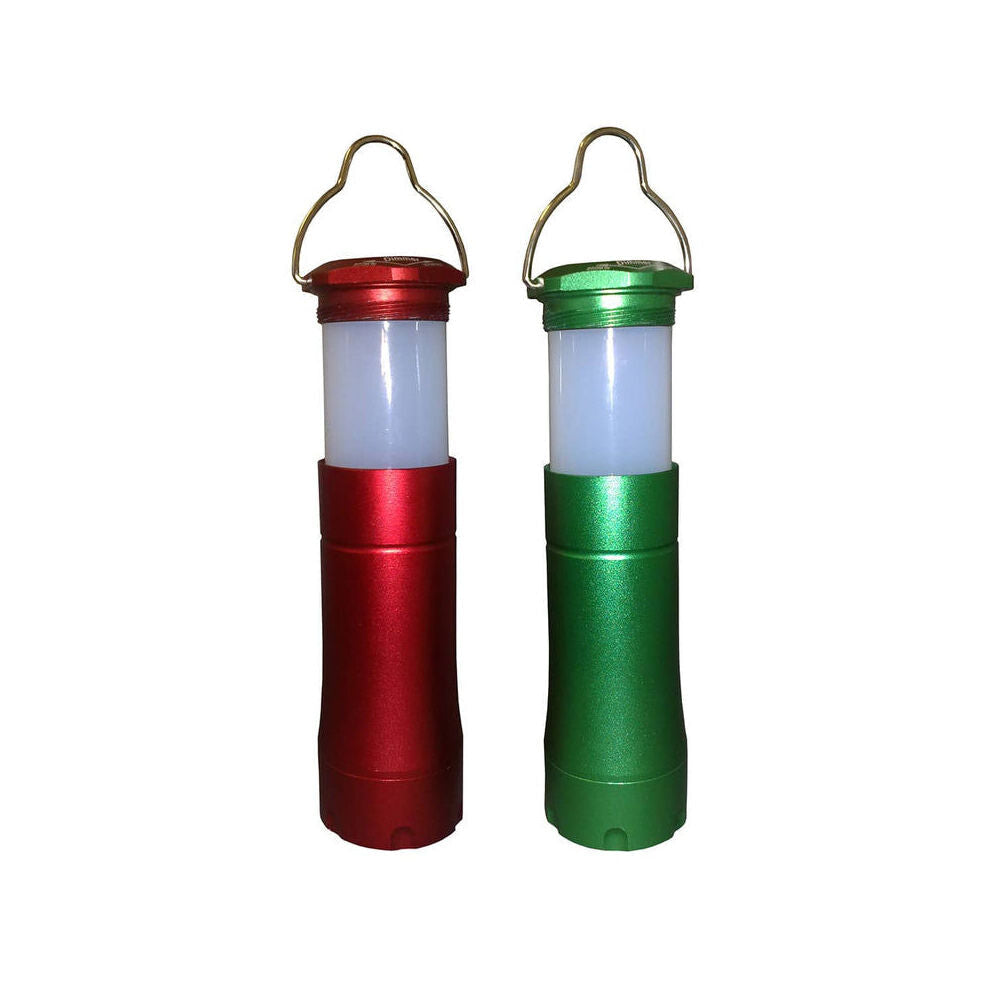 BMS Gifts 1W LED Torch Lantern Twist-To-Switch Camping Accessory Assorted