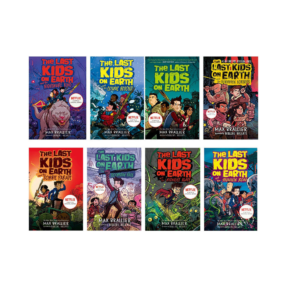 Harper Collins Last Kids on Earth 8 Paperback Book Slipcase Set 8y+ Maz Brallier — image 2