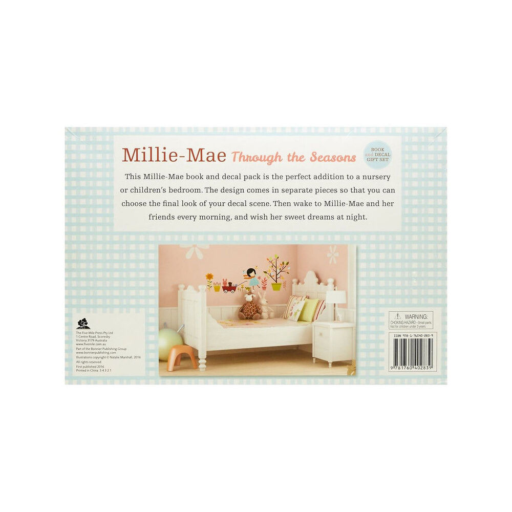 Bonnier Publishing Millie-Mae Through the Seasons Kid's Hardback Book & Decal Set Natalie Marshall — image 2