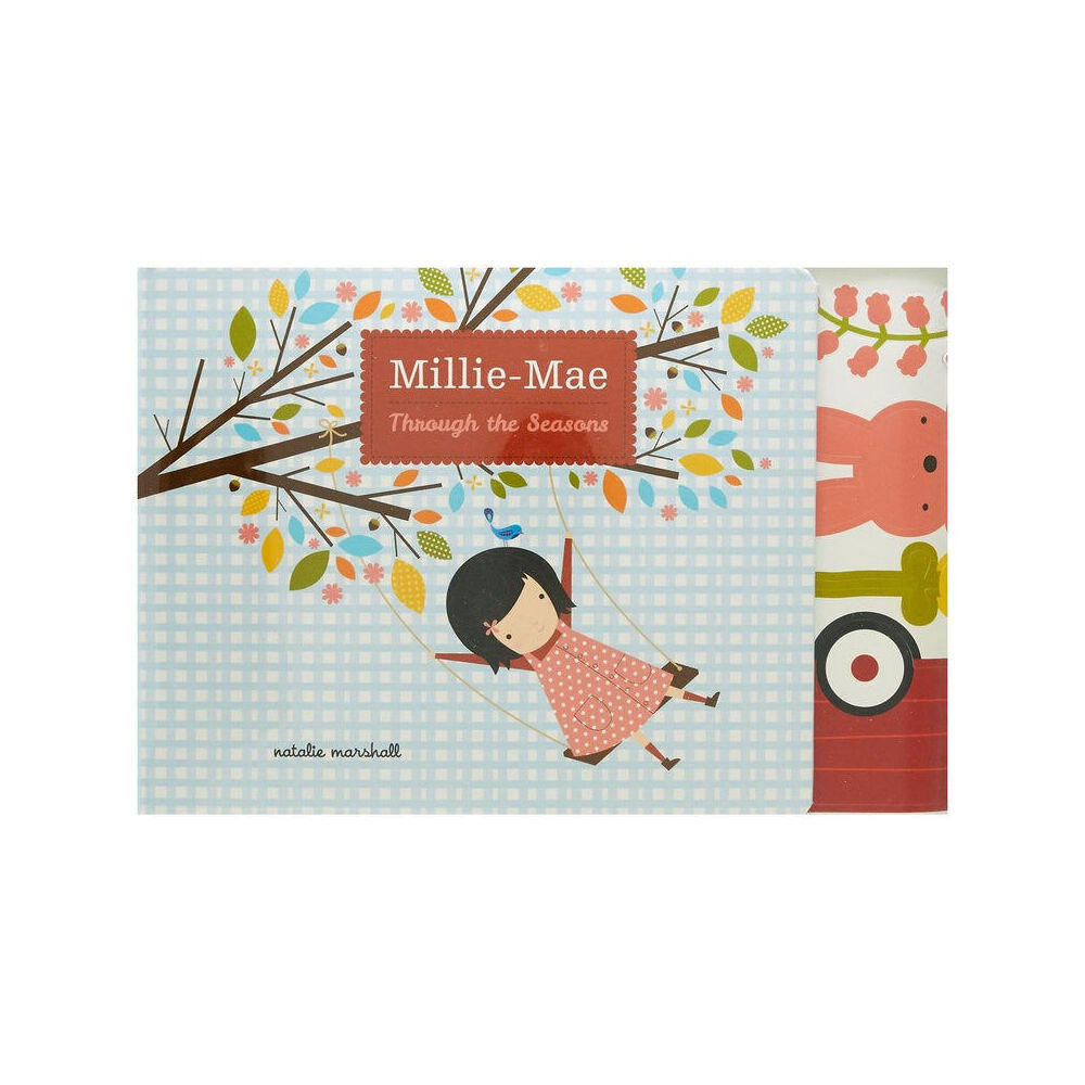 Bonnier Publishing Millie-Mae Through the Seasons Kid's Hardback Book & Decal Set Natalie Marshall