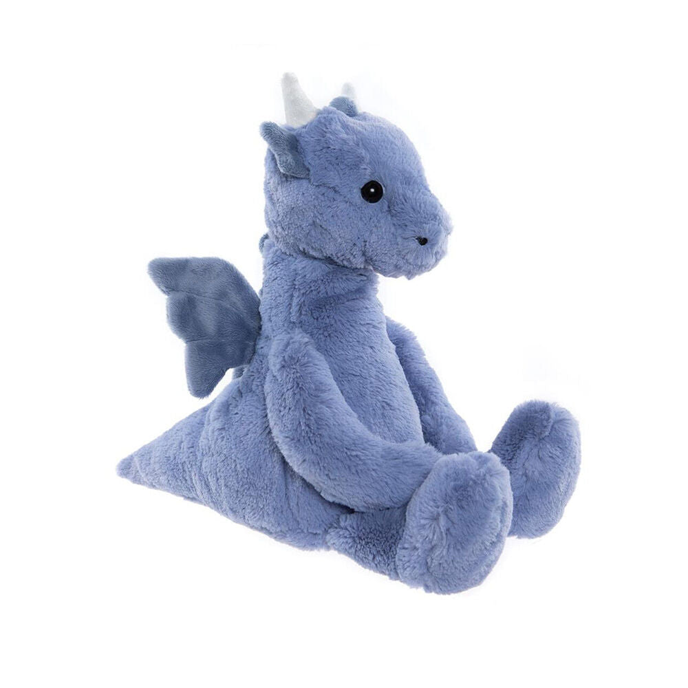Charlie Bears 33cm Baby/Infant Soft Draco Dragon Denim Blue Plush Toy 0y+ — image 2