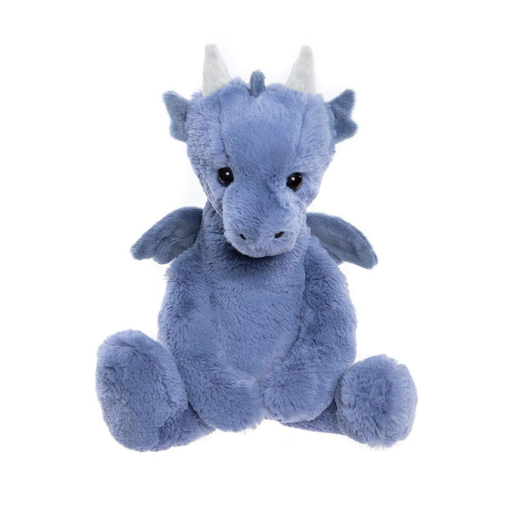 Charlie Bears 33cm Baby/Infant Soft Draco Dragon Denim Blue Plush Toy 0y+