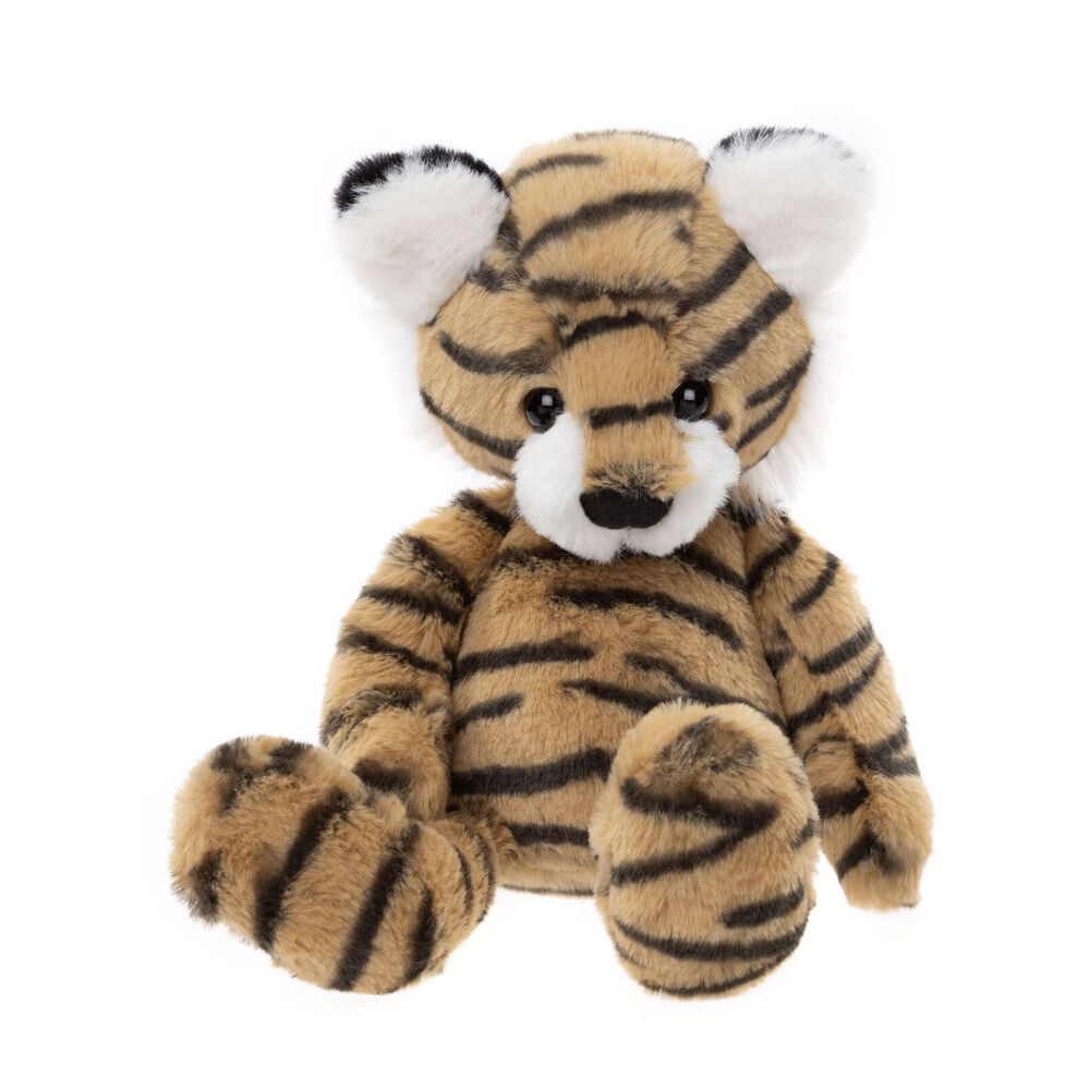 Charlie Bears Terry Tiger 15cm Baby/Infant Soft Fluffy Cuddly Plush Toy 0y+