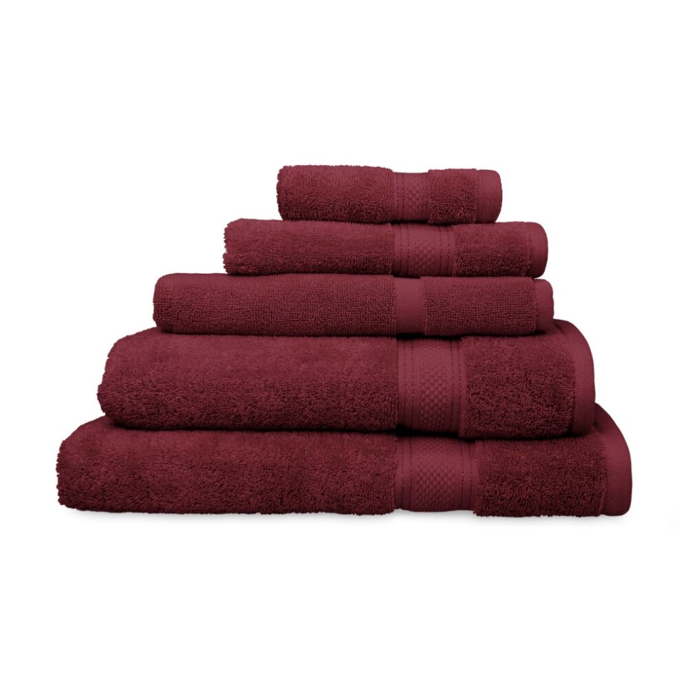 Ardor St Regis Collection 50x80cm Cotton Bath Mat Towel Bathroom Berry (3 Pack) — image 4