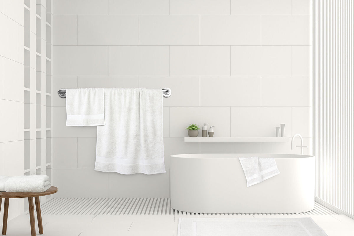 Ardor St Regis Collection 50x80cm Cotton Mat Bath Toilet Bathroom White (6 Pack) — image 3