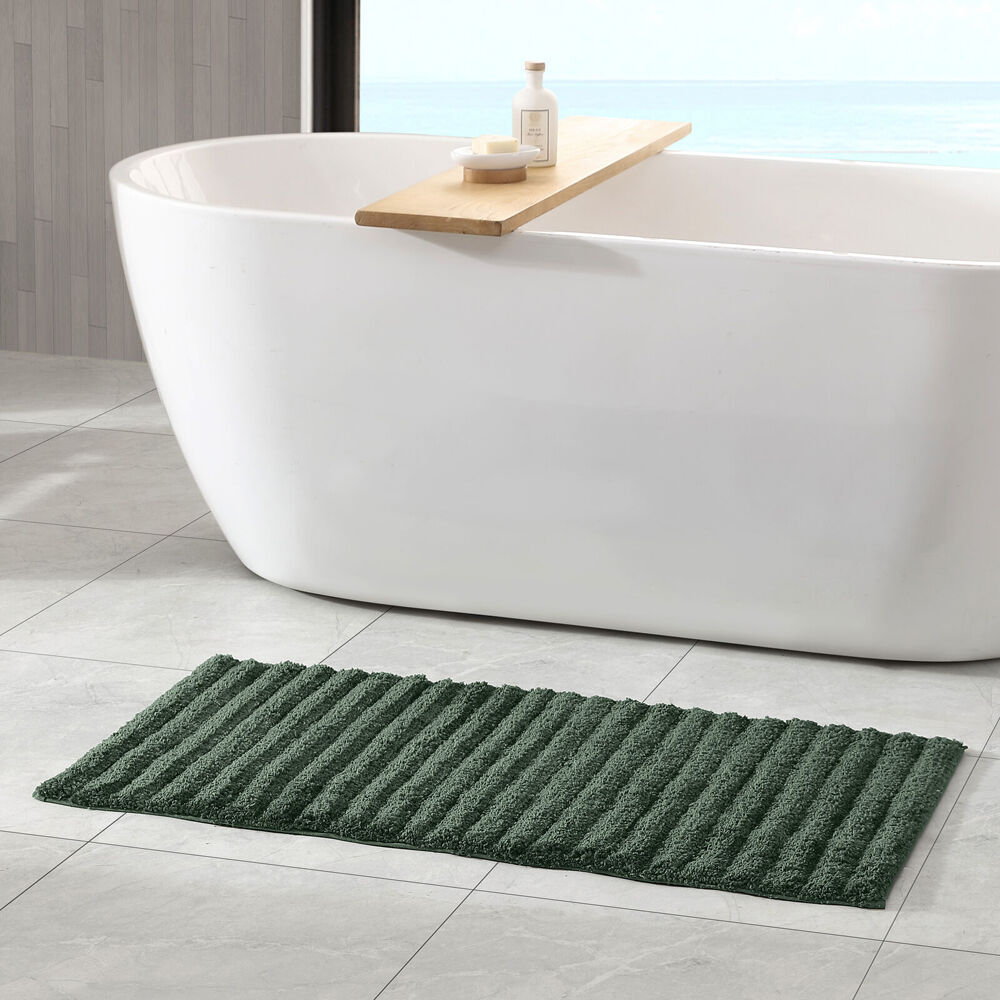Algodon 50x80cm Bath Runner Non-Slip Soft Mat Lawson Plush Polyester Thyme — image 2