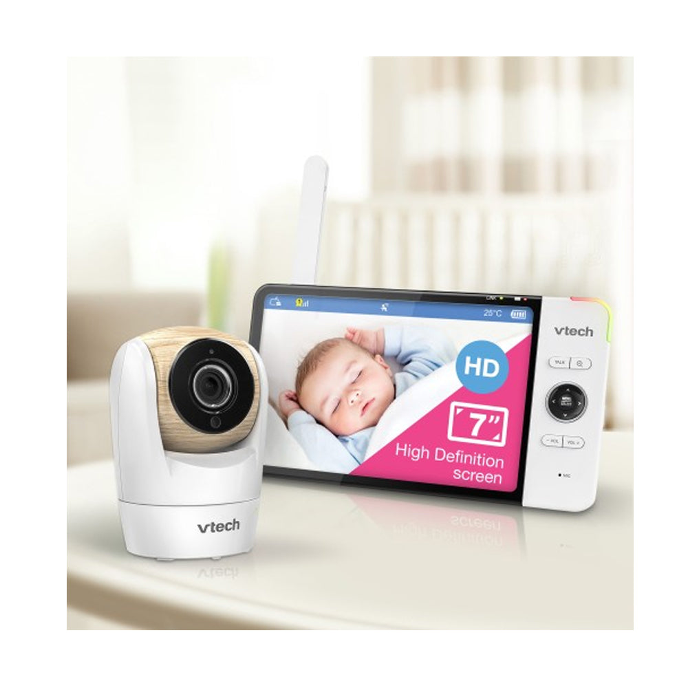 Vtech BM7750HD 18cm HD Pan/Tilt 2- Camera Full Colour Baby Monitor Video & Audio — image 3