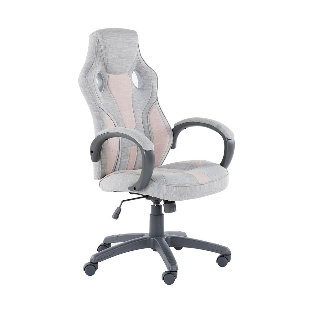 X-Rocker X Rocker Maverick Erganomic Junior Office Gaming Chair Powder/Grey Fabric