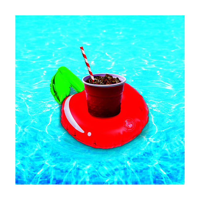 Bigmouth Inc. Inflatable Beverage Boat Pool Party Drink/Can Holder Cherries (3 Pack) — image 2